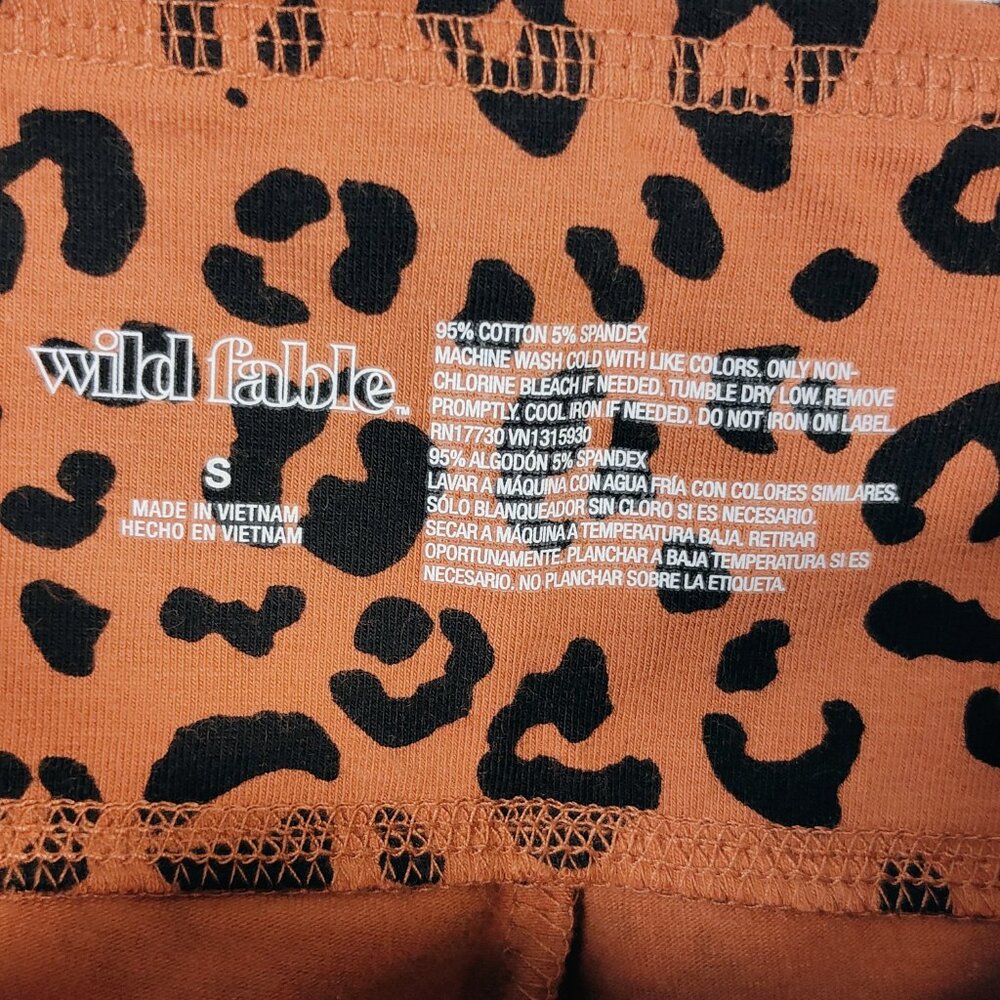 Wild Fable Leggings Women's Small High-Rise Leopard Print NWT - Picture 3 of 9